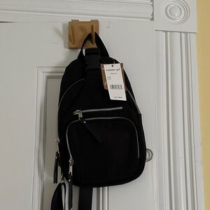 Madden Girl Black Sling Bag